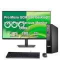Dell -  Pro Micro Mini Desktop (Ultra 5-235T, 8GB, 512GB SSD, Integrated Graphics, WiFi 6E, Ubuntu Linux 4)with 27