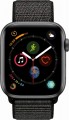 Apple - Apple Watch Series 4 (GPS + Cellular), 44mm Space Gray Aluminum Case with Black Sport Loop - Space Gray Aluminum