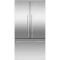 Fisher & Paykel - ActiveSmart 20.1 Cu. Ft French Door Counter Depth Refrigerator Ezkleen Stainless Steel