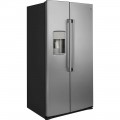 Café - Café Series 22.1 Cu. Ft. Side-by-Side Counter-Depth Refrigerator - Stainless steel