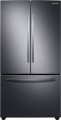 Samsung - 28 cu. ft. Large Capacity 3-Door French Door Refrigerator with Internal Water Dispenser - Black stainless steel
