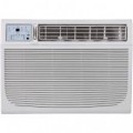 Keystone - 1,500 Sq. Ft. 24,000 BTU Window Air Conditioner with Supplemental Heat - White