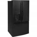 GE - 27.8 Cu. Ft. French Door Refrigerator - Black Slate