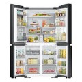 Samsung - BESPOKE 29 cu. ft. 4-Door Flex™ French Door Refrigerator with WiFi and Customizable Panel Colors - Custom Panel-Ready