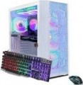 STGAubron - Gaming PC Computer Desktop, Ryzen 5 5500 up to 4.2GHz, RTX 2060 Super 8G Graphics,16G DDR4 RAM, 1T SSD, WIN11H - White