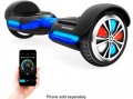 Swagtron - T588 Self-Balancing Bluetooth Scooter with LED Wheels - Blue