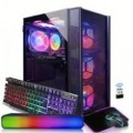 STGAubron - Gaming PC Desktop, Intel Core i7 up to 3.9 Ghz, GeForce RTX 3060 12G Graphics, 32G RAM, 1TB SSD, Win11 Home - Black
