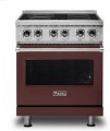 Viking - 5 Series 4.7 Cu. Ft. Freestanding Electric Induction Range - Kalamata Red