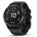 Garmin fenix® 6  Pro Solar GPS Smartwatch 47mm Carbon Gray Titanium DLC
