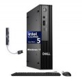 Dell  - Upgraded - Pro Micro QCM1250 Mini Desktop (Ultra 5-235T, 64GB, 4TB SSD, Intel Graphics, WiFi 6E, Win 11 Pro) w/USB Hub - Black
