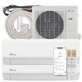 Senville - 18000 BTU Dual Zone Mini Split Air Conditioner - Heat Pump - SENA/18HF/D - White