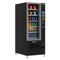 Koolmore - Refrigerated Snack and Drink Vending Machine with 36 Slots Featuring a Credit Card Reader and Coin/Bill Acceptor - Black