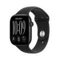 Apple Watch Series 12 (GPS) 46mm Aluminum Case with Black Sport Band - M/L - Black - (2026)