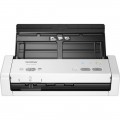 Brother - ADS-1250W Wireless Compact Desktop Scanner - White