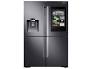 Samsung - Family Hub 22.08 Cu. Ft. Counter-Depth 4-Door Flex Smart French Door Refrigerator - Black Stainless Steel