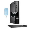 Dell - Upgraded - Pro Micro Mini Desktop (Ryzen 5 8500GE, 32GB, 2TB SSD, AMD Radeon 740M, Win 11 Pro) w/Dockztorm Wireless Mouse - Black