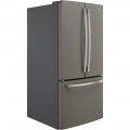 GE - 18.6 Cu. Ft. French Door Counter-Depth Refrigerator - Slate