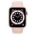 Apple Watch Series 6 (GPS) 40mm Gold Aluminum Case with Pink Sand Sport Band - Gold