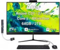Acer - Upgraded - All-in-One Desktop,27 IPS FHD Display (Intel Core 5 120U, 32GB, 2TB SSD, Integrated Graphics, Win 11 Pro) w/USB Hub