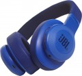 JBL - E55BT Wireless Over-the-Ear Headphones - Blue