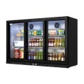 Koolmore - 53 in. Three-Door Back Bar Refrigerator - 11.3 Cu Ft. BC-3DSL-BK - Black