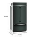 KitchenAid - 42 in. Wide 24.2 cu. ft. Built-In French Door Bottom Mount Refrigerator - Juniper