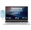 Samsung - Upgraded - Galaxy Book4 Laptop 15.6 FHD Display (Core 5 120U, 16GB, 1TB SSD, Win 11 Pro) w/Dockztorm Wireless Mouse - Silver