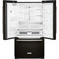 KitchenAid - 27 Cu. Ft. French Door Refrigerator - Black stainless steel