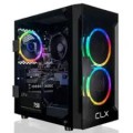CLX - SET Gaming Desktop - AMD Ryzen 7 5700X - 16GB DDR4 3600 Memory - GeForce RTX 4060 - 2TB NVMe M.2 SSD - Black
