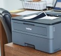Brother - HL-L2370DW Wireless Black-and-White Printer - Gray