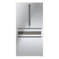 Bosch - 800 Series 36 in. 20 cu. ft. French 4 Door Refrigerator Counter-Depth - Glass over Stainless Steel