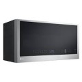 LG - 2.1 Cu. Ft. Over-the-Range Smart Microwave with Sensor Cooking and ExtendaVent 2.0 - PrintProof Black Stainless Steel