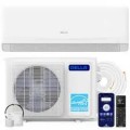Della - Serena Cloud Air Series 9800 BTU Mini Split Ductless AC, 22 SEER2 115V, Heat Pump - White