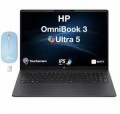 HP - Upgraded - OmniBook 3 Laptop 16.0 WUXGA Display (Ultra 5-225U, 16GB, 1TB SSD, Win 11 Pro) w/Dockztorm Wireless Mouse - Mica Silver