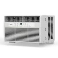 Midea - 12,000 BTU Smart Window Air Conditioner, spaces up to 550 sq. ft Comfort Sense remote - White