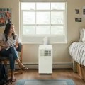 LG -  6,000 BTU DOE (8,000 BTU ASHRAE) 250 Sq. Ft. Portable Air Conditioner with Remote - White