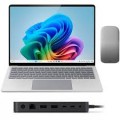 Microsoft - Surface Copilot+ PC + Arc Mouse + Surface Thunderbolt 4 Dock - Platinum