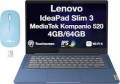 Lenovo - IdeaPad Slim 3 Chromebook(MediaTek Kompanio 520,4GB,64GB SSD,14.0