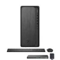 HP - OmniDesk M02 AI Desktop PC - AMD Ryzen 7 8700G, 32GB RAM, 2TB SSD, RTX 5060 Ti 16GB, Windows 11 Home - Gray Wood