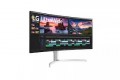 LG - 38” UltraWide 21:9 Curved WQHD+ Nano IPS HDR Monitor with Thunderbolt 3 and G-SYNC Compatibility - Silver - Silver