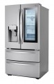 LG - 28 Cu.Ft. 4-Door French Door Smart Refrigerator with InstaView, Dual Ice with Craft Ice, and Double Freezer - Stainless steel