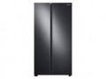 Samsung - 28 cu. ft. Side-by-Side Refrigerator with WiFi and Large Capacity - Fingerprint Resistant Black Stainless Steel