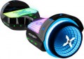 Hover-1 - Astro LED Light Up Electric Self-Balancing Scooter w/6 mi Max Operating Range & 7 mph Max Speed - Gunmetal