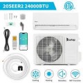 Winado - 18000 BTU 20 SEER2 4-IN-1 Multi-Function AC Ductless Mini Split Air Conditioner & Heat Pump w/ Wifi, Remote Control 230V - White