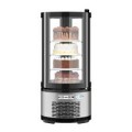 Koolmore - 19 in. Circular Refrigerated Countertop Bakery Display Case (CDUR-3C) - Stainless Steel