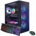 STGAubron - Gaming PC Desktop Computer, Intel Core i7 up to 3.9GHz, Radeon RX 580 8G Graphics, 16G RAM, 512G SSD, WIN11H - Black