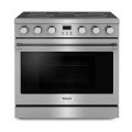 Thor Kitchen - 6.0 Cu. Ft. Freestanding Electric Range with Self Cleaning - Silver