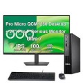 Dell - Upgraded - Pro Micro Desktop (Ultra 7 265T vPro, 32GB, 1TB SSD, Intel Graphics, WiFi 6E, BT 5.4, Win 11 Pro)with 27